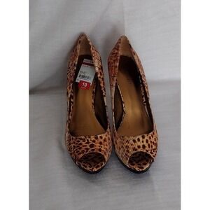 Nine West Women's NWDANEE Peep Toe Stiletto Dress Pumps – Size 10 – Multicolor